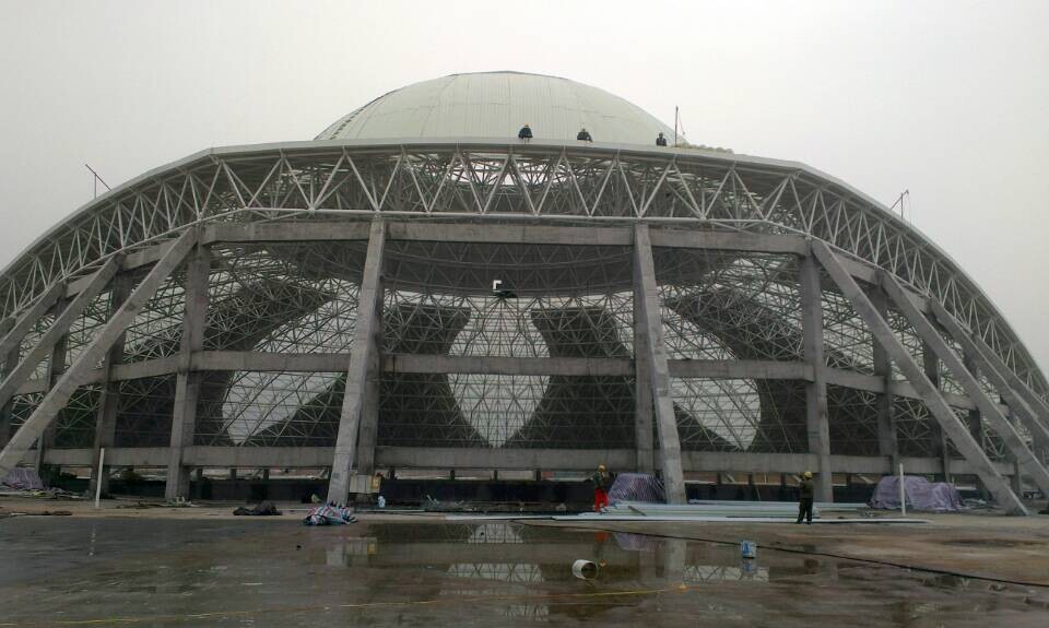 广水温泉馆网架工程